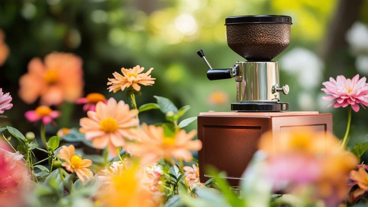 Le moulin à café détourné : l’astuce maligne pour booster la floraison de vos massifs